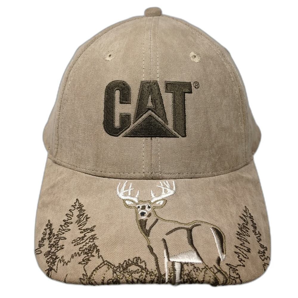 Caterpillar CAT Baseball Cap Brown One Size Western States Equipment Deer Hat